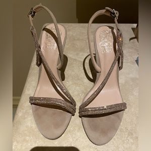 Vince Camuto Luanna Crystal Strap High Heel